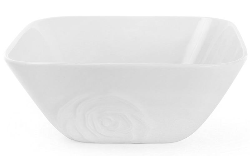 

Набор 3 фарфоровых салатника White Rose квадратные 1.6л (белый фарфор) Bona (TР01632313928)