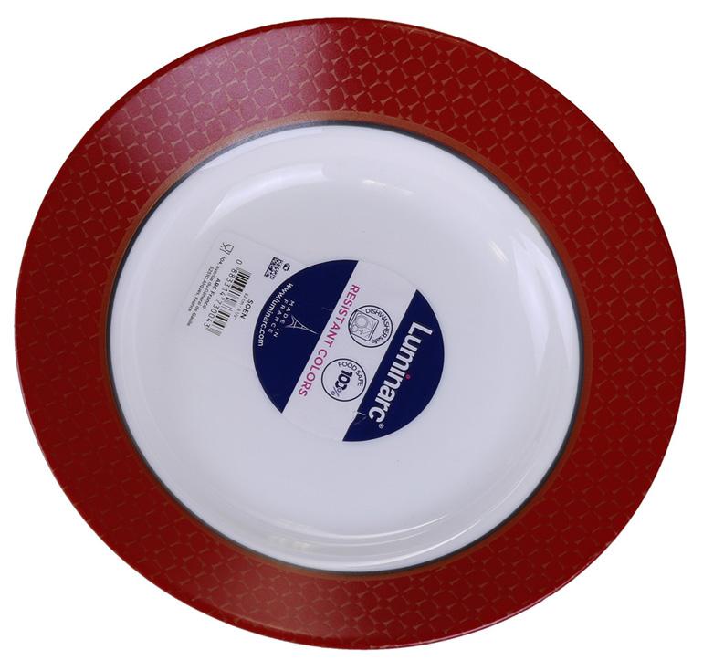 

Набор 6 суповых тарелок Soen Red Ø22см, стеклокерамика Luminarc (TР01632320429)