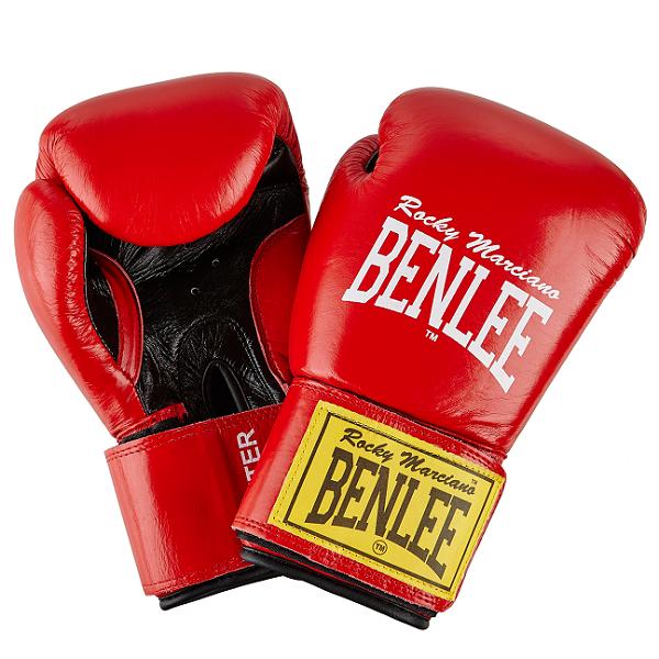 

Перчатки боксерские Benlee FIGHTER 14oz /Кожа /красно-черные