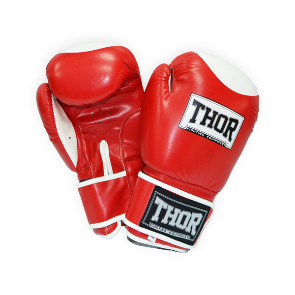 

Перчатки боксерские THOR COMPETITION 12oz /PU /красно-белые