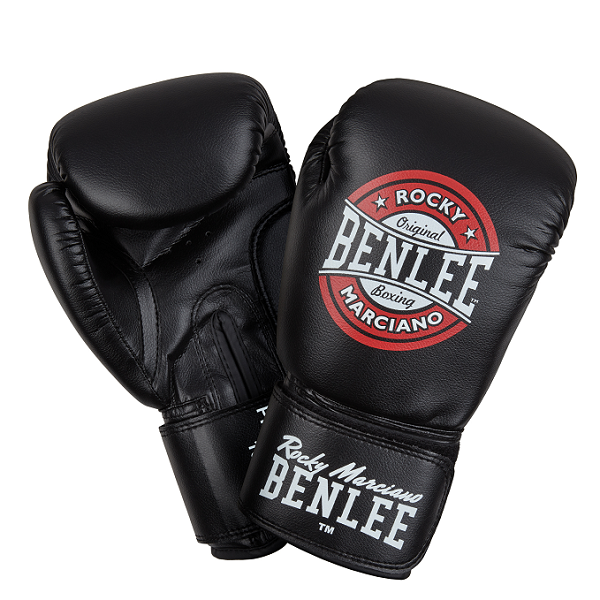 

Перчатки боксерские Benlee PRESSURE 14oz /PU/черно-красно-белые