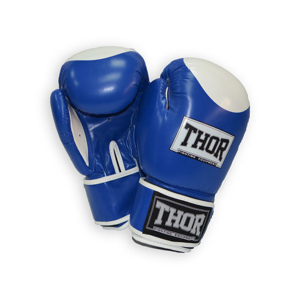 

Перчатки боксерские THOR COMPETITION 10oz /PU /сине-белые