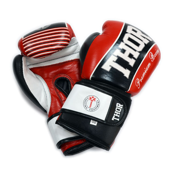 

Перчатки боксерские THOR THUNDER 16oz /PU /красные
