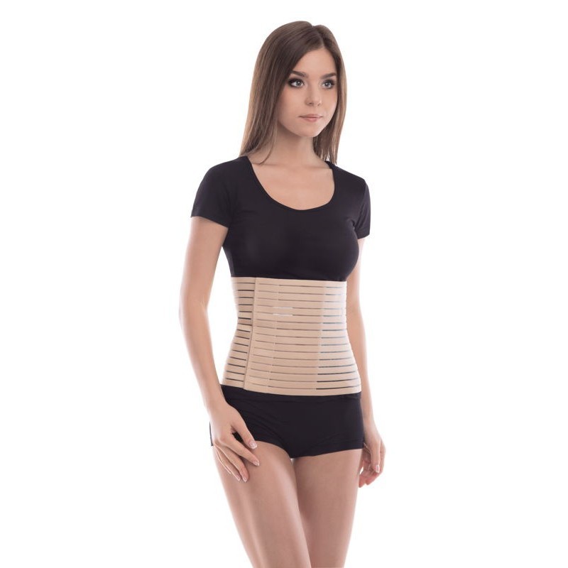 

Бандаж послеоперационный с ребрами жесткости пористый Торос-Груп поддерживание мышц брюшного пресса бежевый размер 3