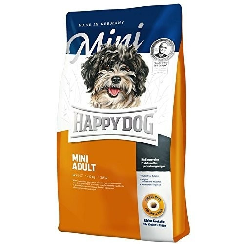 

Сухой корм HAPPY DOG Mini Adult для взрослых собак мелких пород, 4 кг