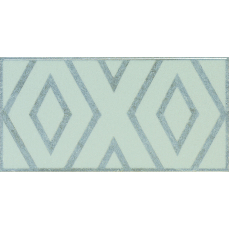 

Кафель Ribesalbes Signature Aqua Dec голубой 100x200 (195604)