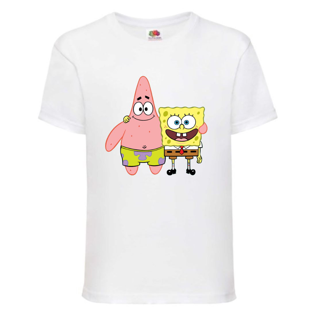 

Футболка Спанч Боб 34 (Sponge Bob) белая 104 см