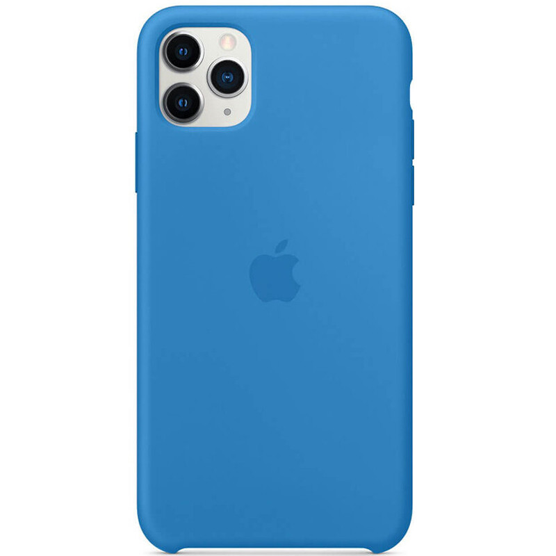 

Чехол Silicone Case Epik (AAA) для Apple iPhone 11 Pro Max (6.5") Синий/Surf Blue