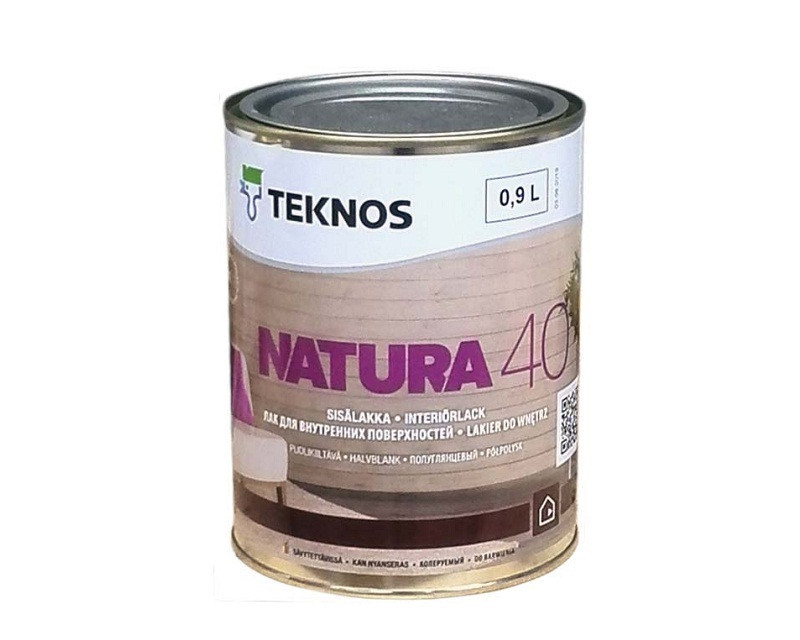 

Лак водорозчинний панельний Teknos Natura 40 0.9 л