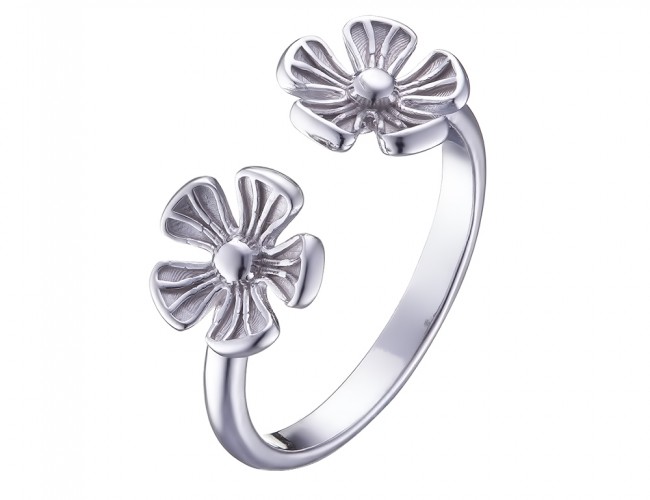 

Серебряное кольцо Jewel-case "Цветочки" 1013 16.5