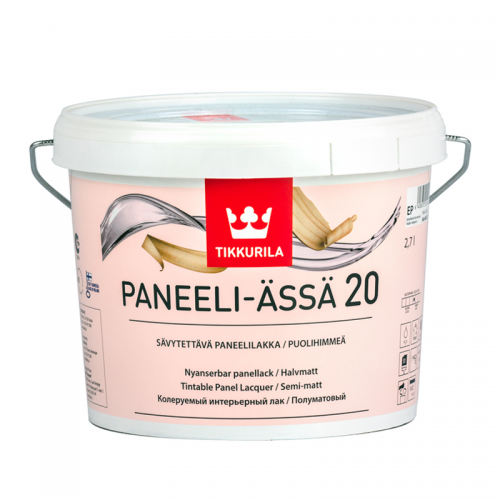 

Лак панельний Tikkurila Paneeliassa Панелі-Ясся 2,7л напівматовий