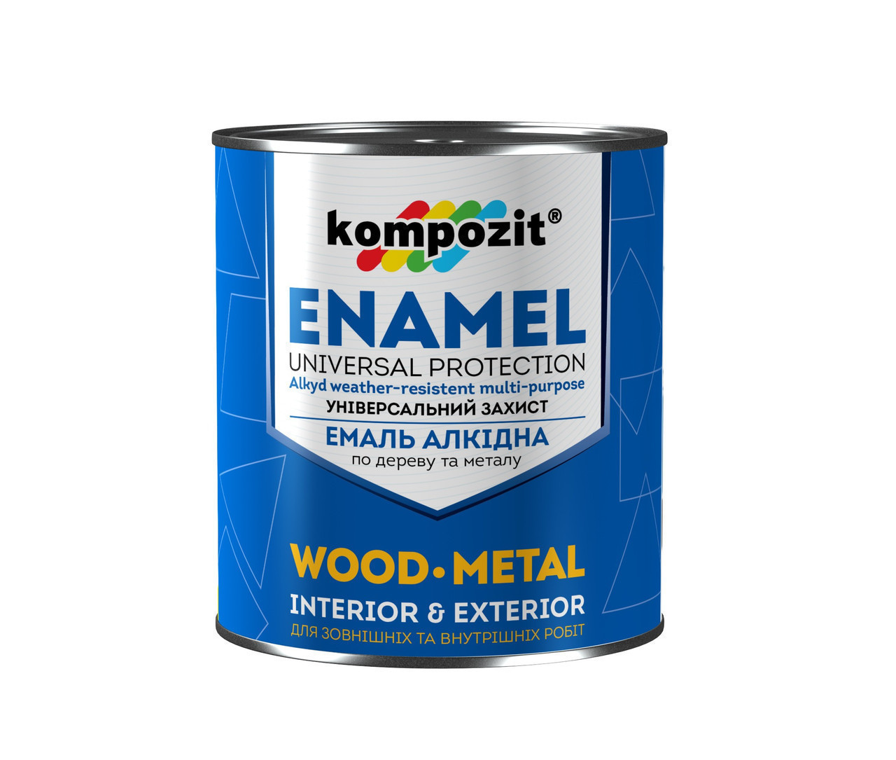 

Емаль алкідна по дереву і металу Kompozit Enamel 2.8 кг Шоколадний