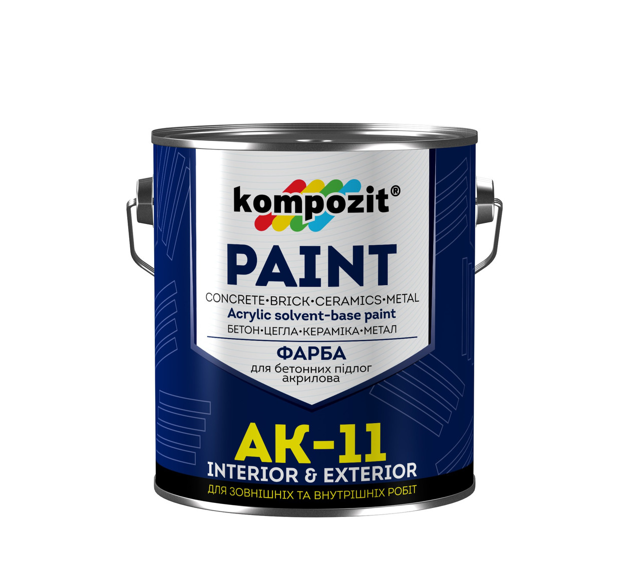 

Фарба акрилова для бетонних підлог Kompozit Paint АК-11 1 кг Білий