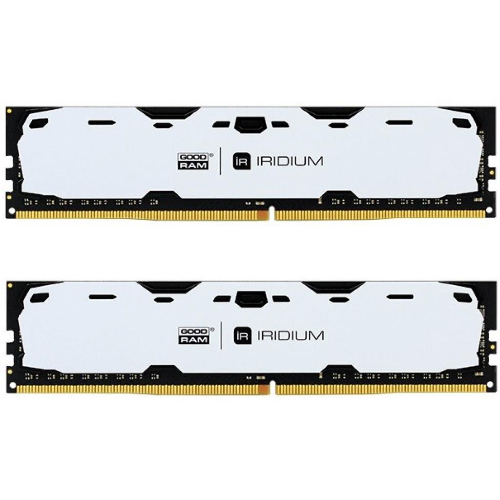

Модуль пам&яті для комп&ютера DDR4 8GB (2x4GB) 2400 MHz Iridium White GOODRAM (IR-W2400D464L15S/8GDC)
