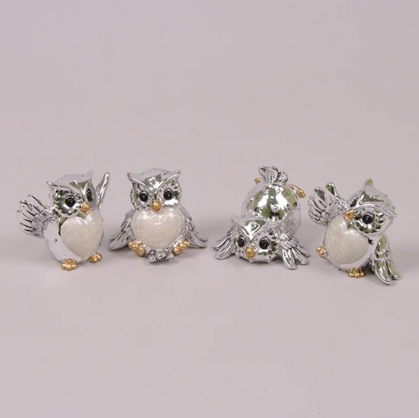 

Фигурка Сова (цена за 4 шт.) Flora 26535
