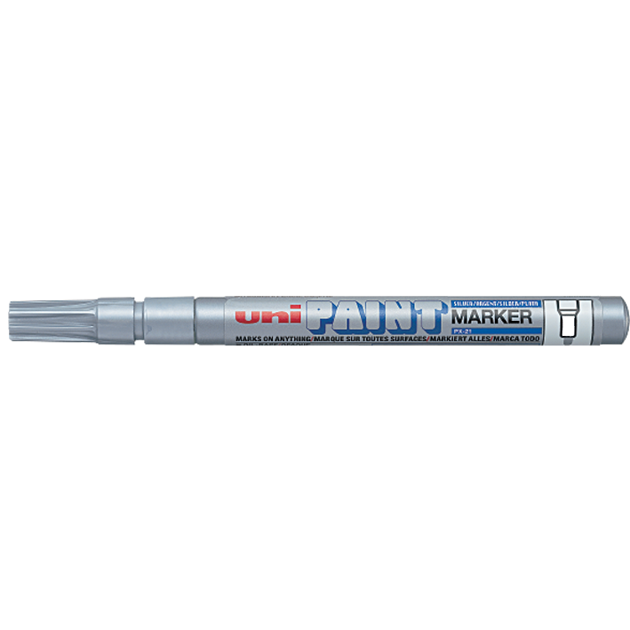 

Маркер для всех типов поверхности Uni Paint 0.8-1.2 мм серебро (PX-21.Silver)