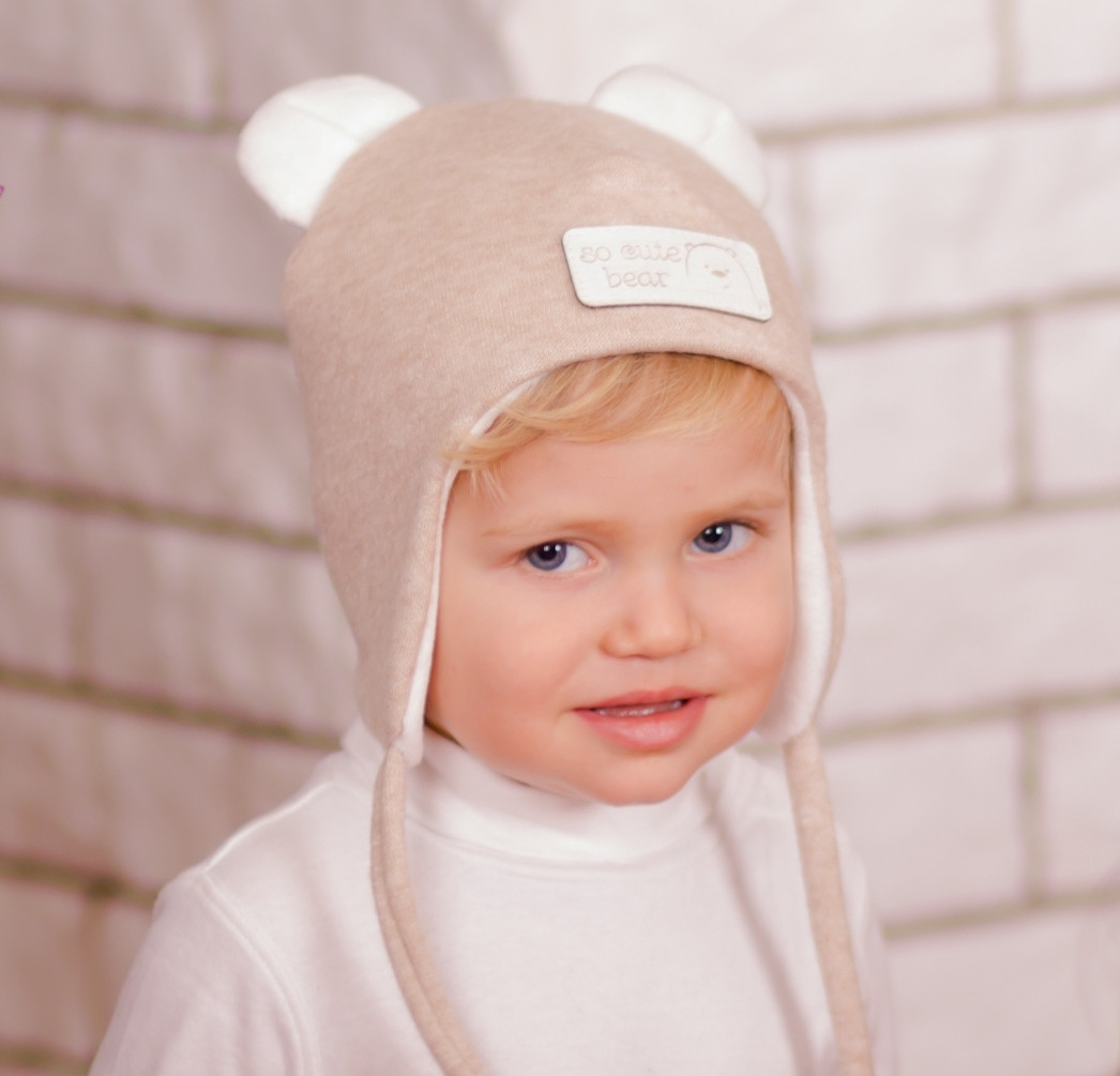 

Шапка So cute Эмиль 48-52 см Бежевая (BG2-43)
