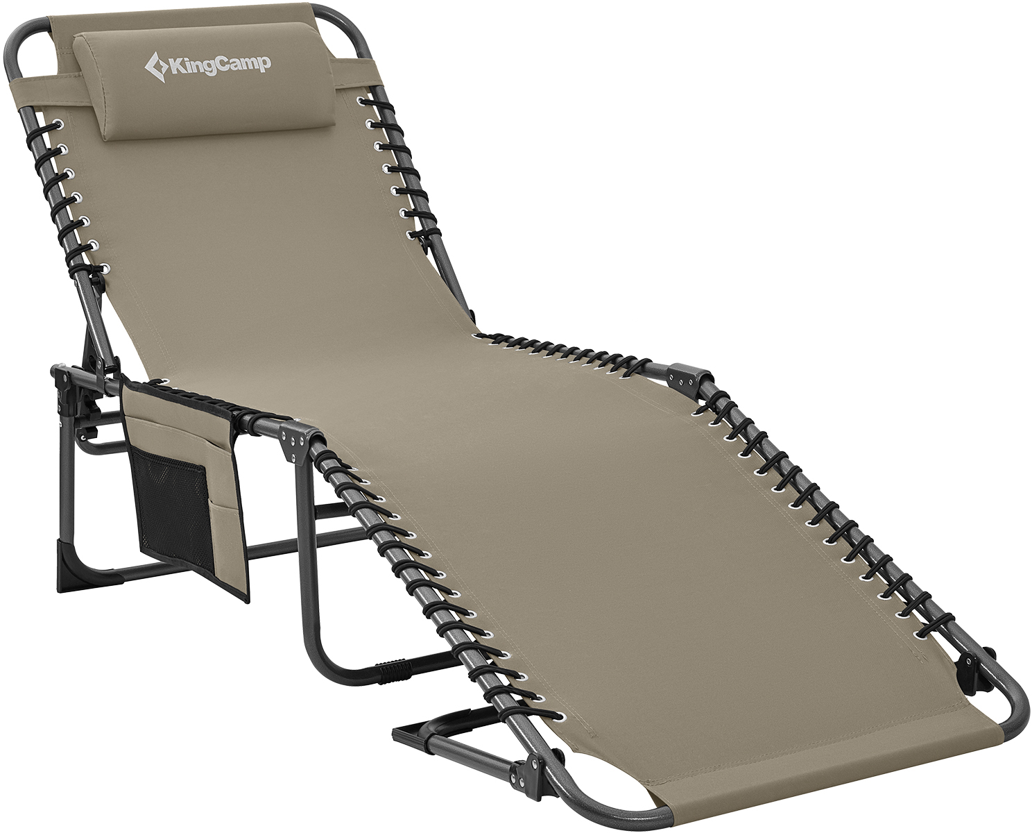 

Раскладушка KingCamp Classic Adjustable Cot (KC2019) Бежевая (KC2019 BEIGE)