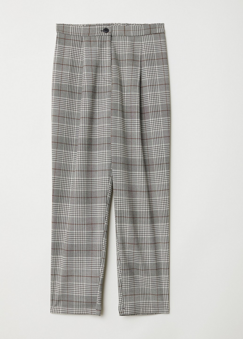 

Брюки H&M  Серый 0660308_клет_03, Брюки H&M 38 Серый 0660308_клет_03