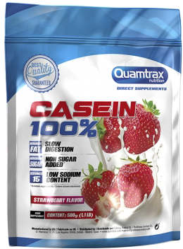 

Протеин Quamtrax 100% Casein 500 г Клубника (8436046979451)