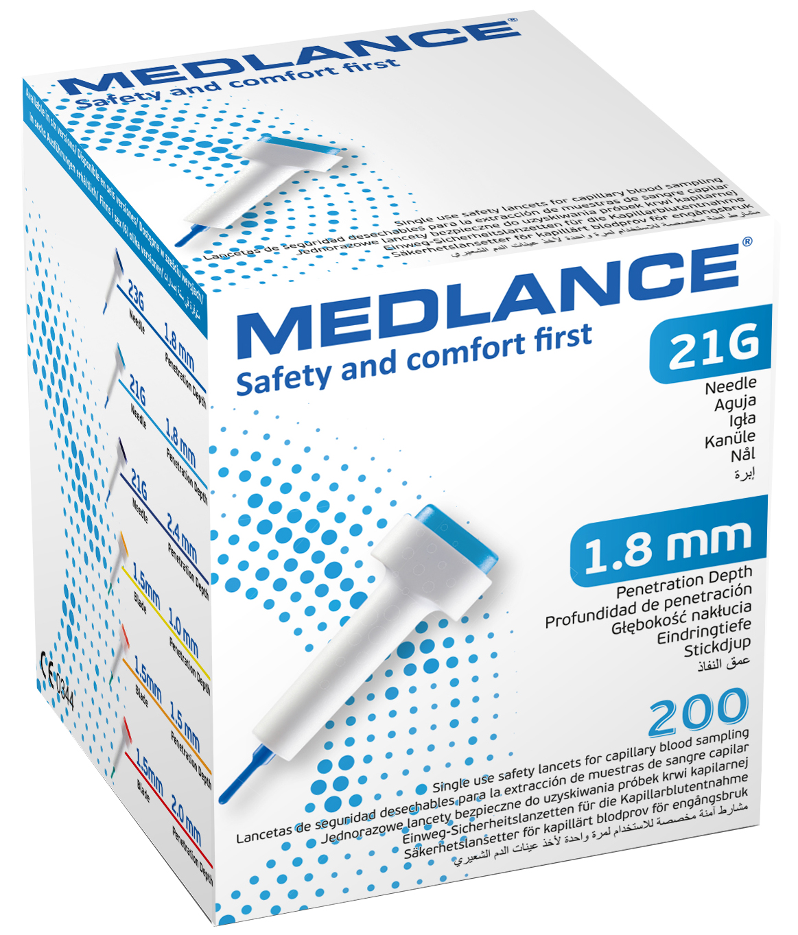 

Ланцет MEDLANCE 200 Blue