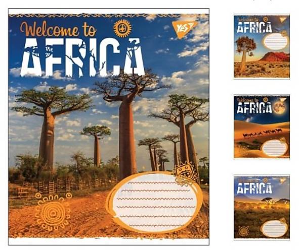

Тетрадь А5 60 листов в клетку AFRICA 10шт в упак YES (764788)