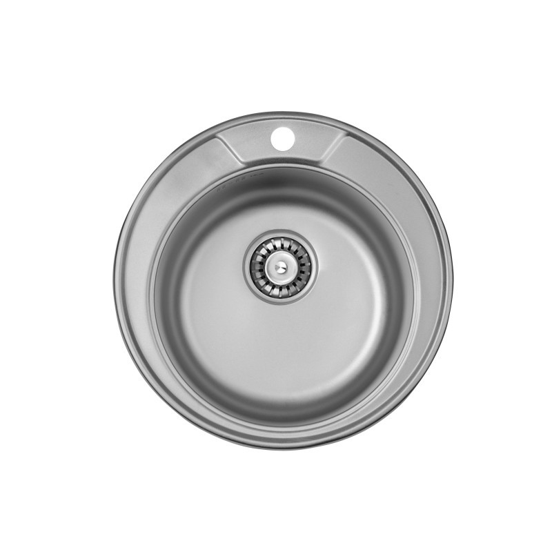 

Врезная кухонная мойка ULA 7104 ZS Satin 08 (мойка 490 нерж.)