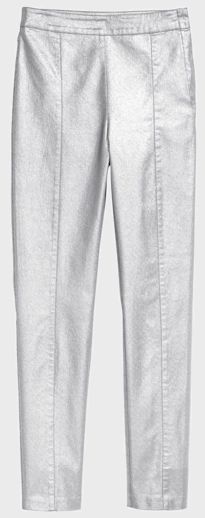 

Леггинсы H&M 2F5486596 32 Серебристые