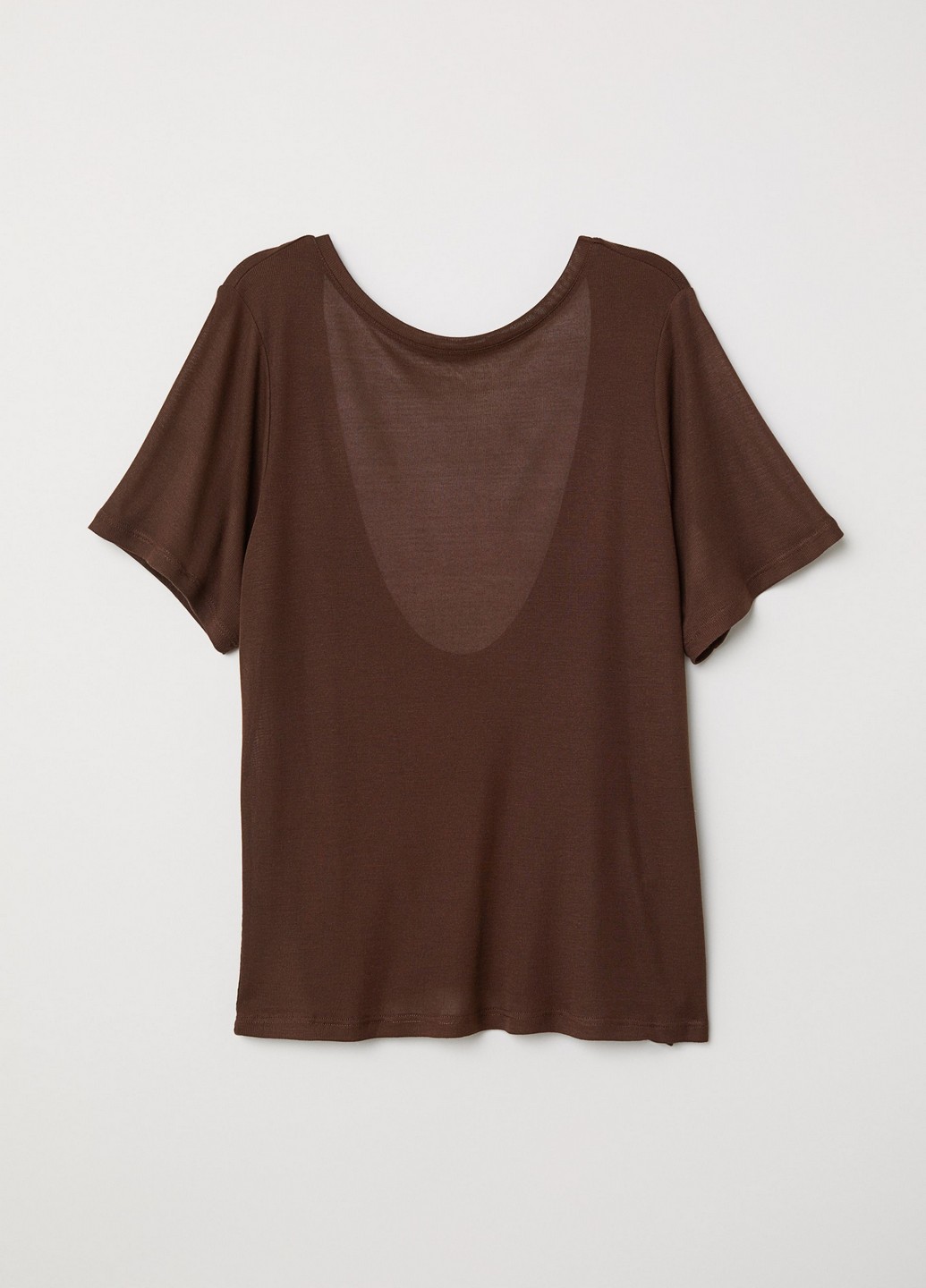 

Футболка H&M  Коричневый 0445419_корич_03, Футболка H&M 34 Коричневый 0445419_корич_03