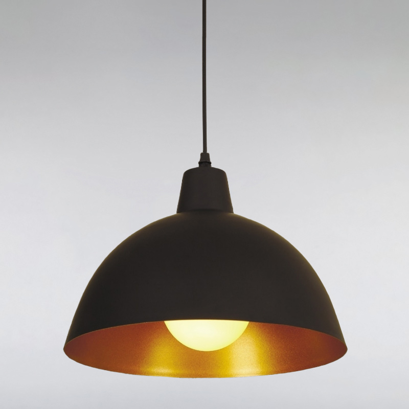 

Люстра подвесная Light House LS-15228-1 BK+GD черная