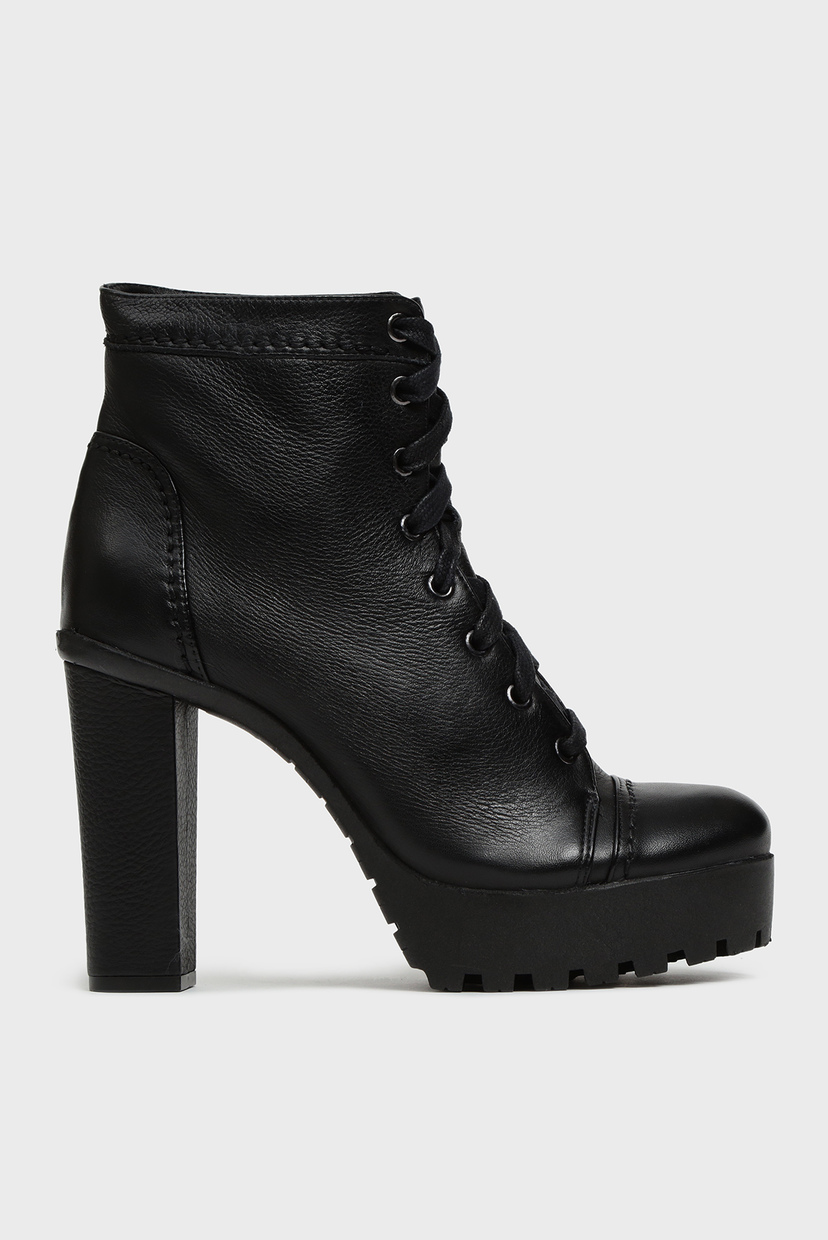 

Женские черные кожаные ботильоны Schutz 39 S0430400190017U