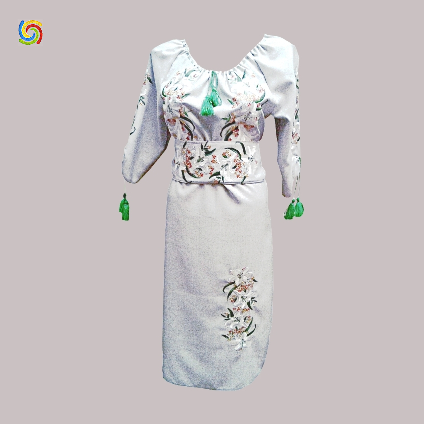 

Платье Украинская вышиванка 03873 цвет серый размер, Платье Украинская вышиванка 03873 цвет серый размер S/M