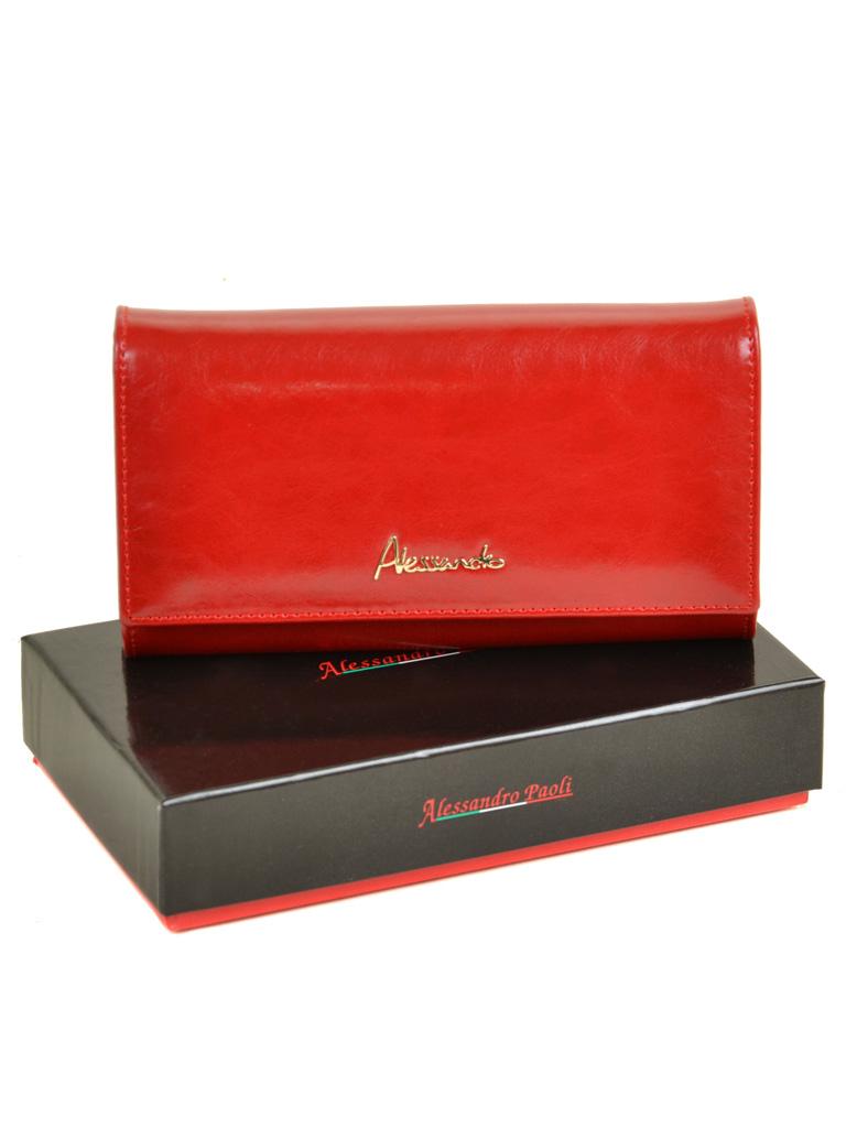 

Кошелек ALESSANDRO PAOLI W34-1 женский кожаный красный