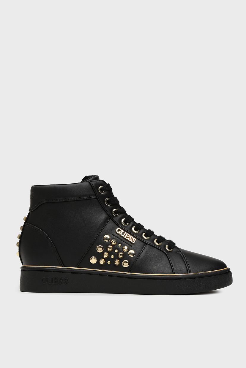 

Женские черные хайтопы BEKANN Guess 40 FL7BEKELE12