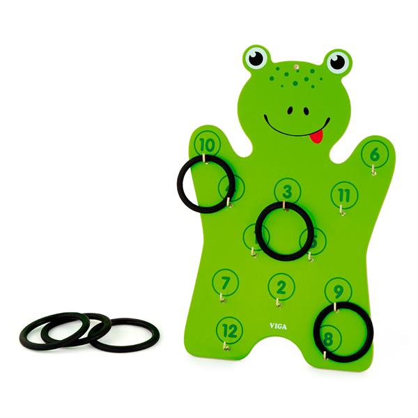 

Игровой набор Лягушонок с кольцами Viga Toys Зеленый 000126816