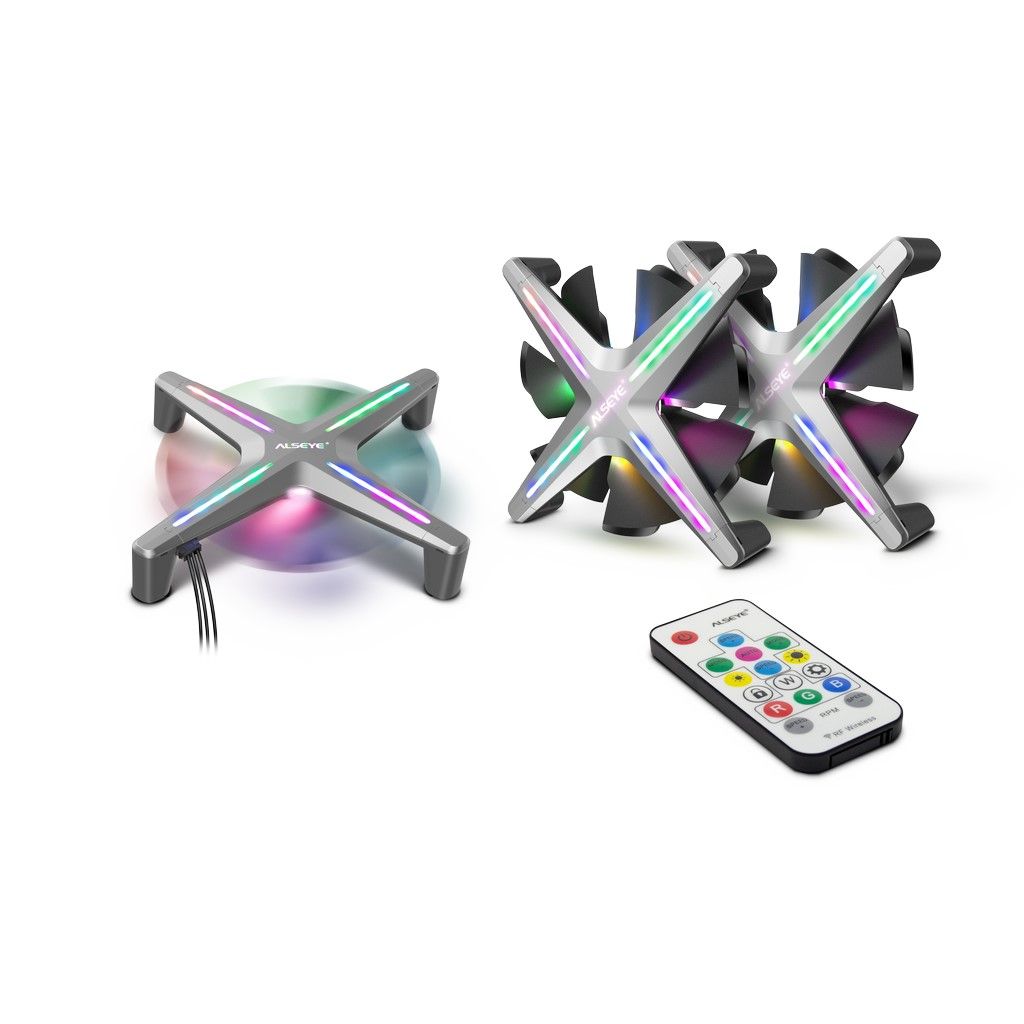 

Набор кулеров Alseye X12Kit, комплект из 3 кулеров, 120 мм, RGB, FAN контролер 5в (X12Kit)