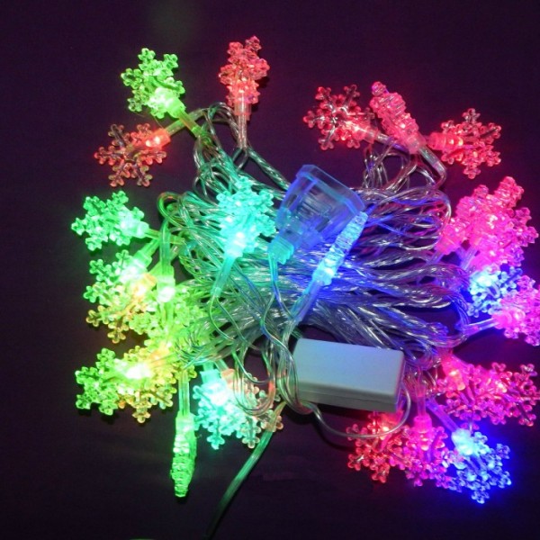 

Гирлянда светодиодная снежинки LED 28 1-123 RGB (PL000921)