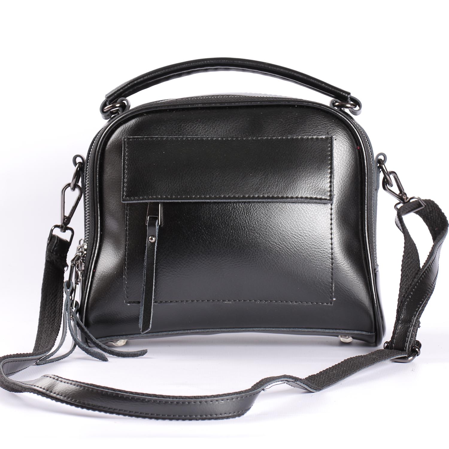 

Женская кожаная сумка Vishnya "Элизавет Black"