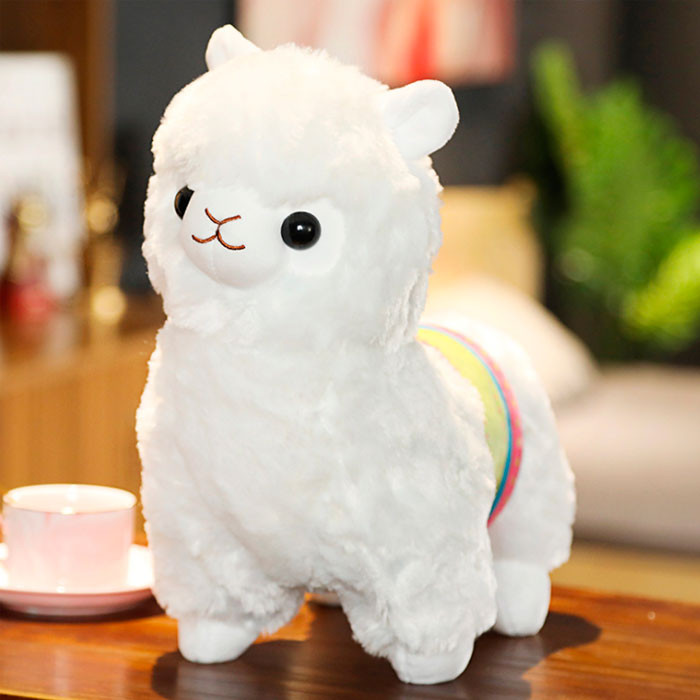 

Мягкая игрушка Альпака с Седлом Alpaca Plush Белый 35 см (7835)