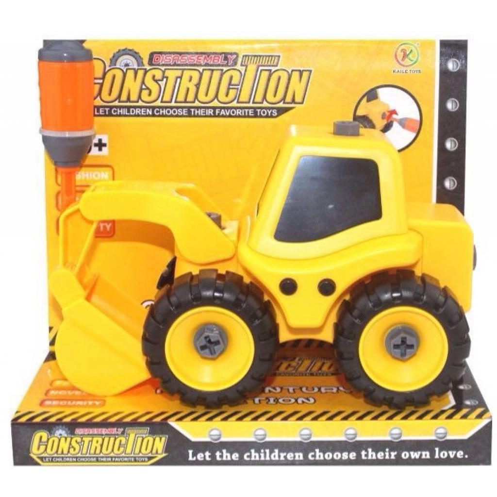 

Конструктор Kaile Toys Трактор с экскаваторной установкой (KL702-1)