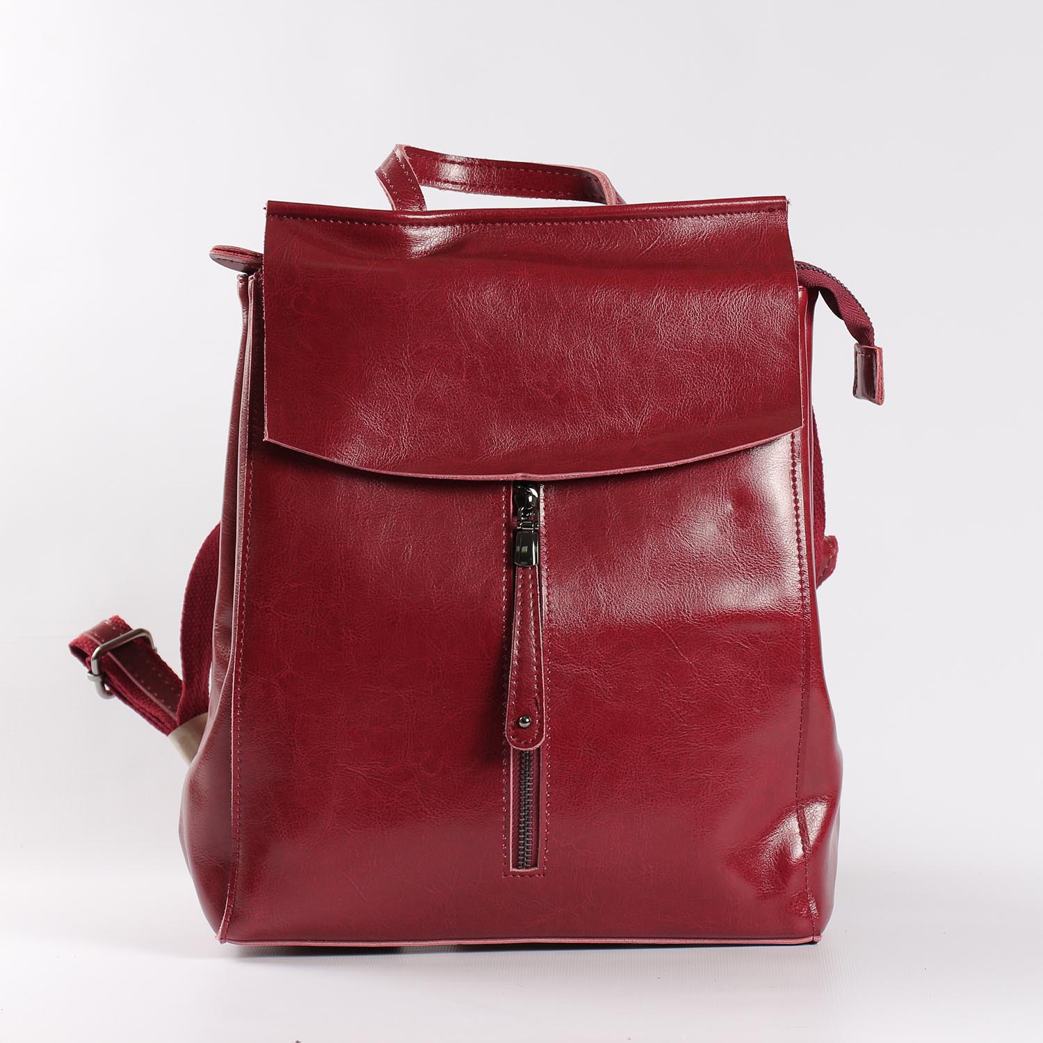 

Женский кожаный рюкзак Vishnya "Алиса Red"