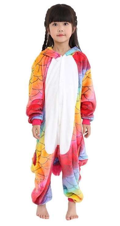 

Кигуруми Единорог Хамелиончик XL Красный