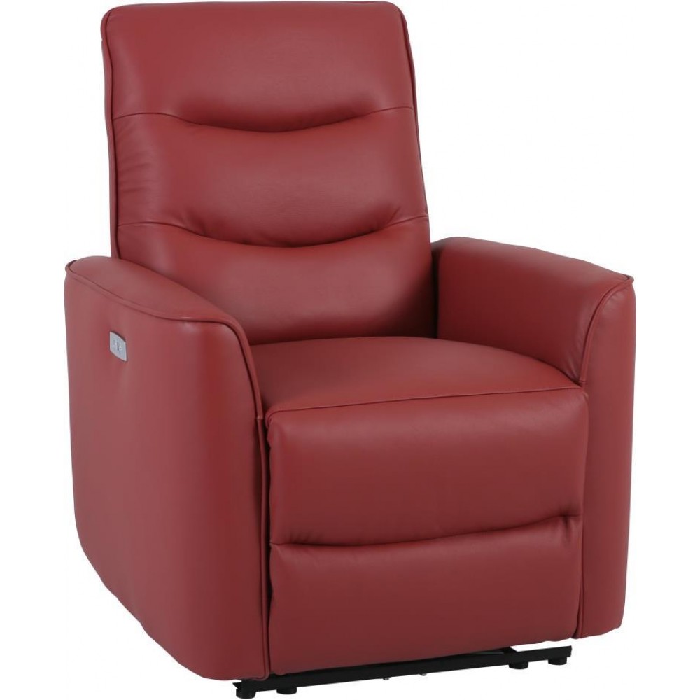 

Кресло Doctor Max DM02005 с электрореклайнером кожа терракота