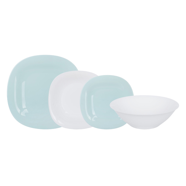 

Сервиз столовый Luminarc Carine Light Turquoise & White 19 предметов P7627