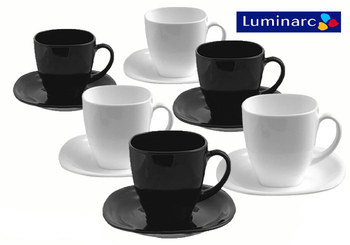 

Чайный сервиз Luminarc Carine Black&White на 6 персон из 12 предметов D2371