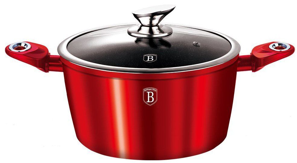 

Кастрюля Berlinger Haus Burgundy Metallic Line с крышкой 6 л D28 см Алюминий BH-1258N