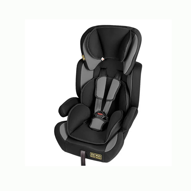 

Автокресло детское бустер BOSS NE-EF-09 черно-серый 1-12 лет