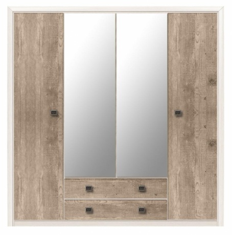 

Шкаф распашной Gerbor Коен 2 SZF4D2S 214х208х56,5 сосна каньйон/дуб корабельный