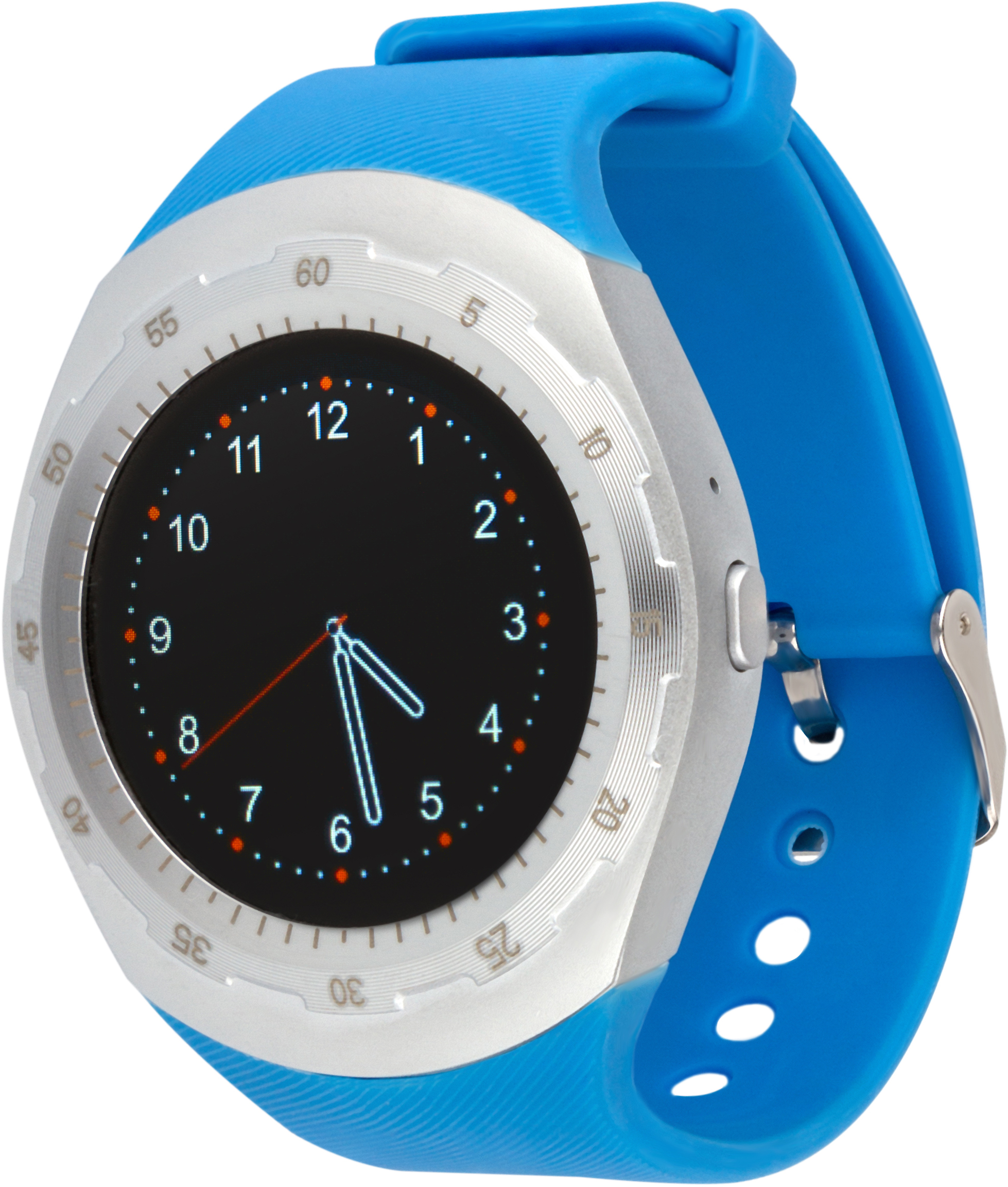 Акція на Смарт-часы Atrix Smart Watch X5 IPS Pulse and AD Silver-Blue (swtax5sbl) від Rozetka UA