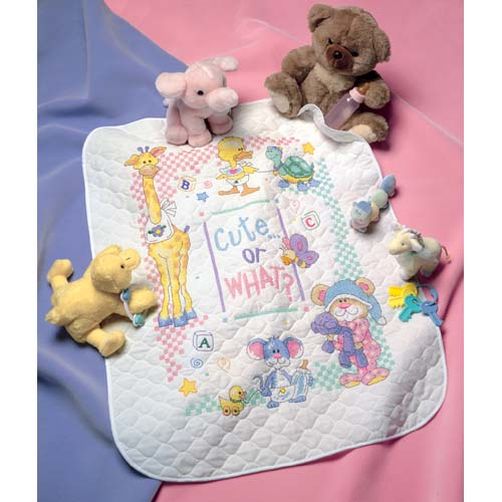 

Набір для вишивання хрестиком "Милі... Чи як//Cute…Or What Baby Quilt" DIMENSIONS 72724
